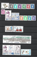 Timbre St Pierre Et Miquelon Neuf **  N 513 / 533  Année Complète  1990 - Années Complètes