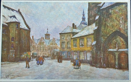 Veurne. Appelmarkt Schilderij G Vermeire - Veurne