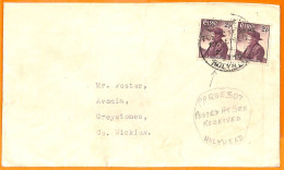 99270 - IRELAND - POSTAL HISTORY - Paquebot Postmark On COVER - SEA MAIL - Cartas & Documentos