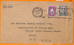 99271 - IRELAND - POSTAL HISTORY - AIRMAIL COVER To USA 1946 - Brieven En Documenten