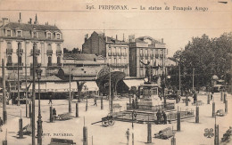 Perpignan * La Place Et La Statue De François Arago * Café PALMARIUM - Perpignan