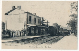 CPA - SIMIANE (B Du R) - La Gare - Other & Unclassified