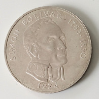 Panama - Simon Bolivar 20 Balboas D’argento Gr.129,59 Diametro Mm.61 - 1974 FdC - Panama