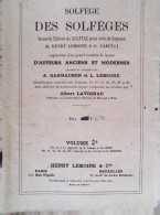 Carnet De Solfège  >  Réf:  2  T V19 - Etude & Enseignement