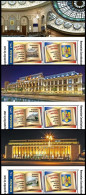 2023, Romania, Cooperation, Coats Of Arms, Government Buildings, Parliaments, 3 Stamps+Label, MNH(**), LPMP 2413 - Neufs