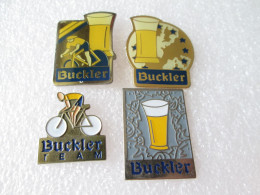 PIN'S    BIÈRE  LOT  4  BUCKLER - Bierpins