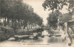 Perpignan * 1905 * Un Coin De La Ville Et La Rivière De La Basse - Perpignan