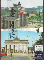 Berlin, Brandenburger Tor, 1968, Gelaufen, Circulée - Berliner Mauer