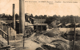 N°104119 -cpa Le Genest -mines De La Lucette-chaufferie- Puits Ste Barbe- - Mines