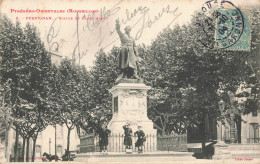 Perpignan * 1904 * Place Arago Et Statue * Enfants - Perpignan