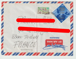 6701 Lettre Cover NEPAL POUR TOULON - Népal