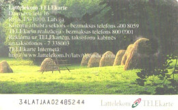 Latvia:Used Phonecard, Lattelekom, 5 Lati, Hay, 2000 - Letonia