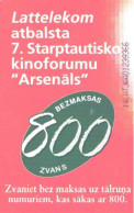 Latvia:Used Phonecard, Lattelekom, 2 Lati, Arsenalt, Riga 1998 - Letland