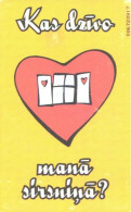 Latvia:Used Phonecard, Lattelekom, 2 Lati, Heart, 2003 - Latvia