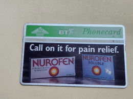 United Kingdom-(btm-006)-NUROFEN-(5)(10units)(228B90272)-price Cataloge Used-15.00£+1card Prepiad Free - BT Emissioni Mediche