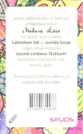 Latvia:Used Phonecard, Lattelekom, 2 Lati, Sirups, 2004 - Latvia