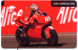 LORIS CAPIROSSI DUCATI 2005 SCHEDA TELEFONICA TELECOM 2070 - Pubbliche Tematiche