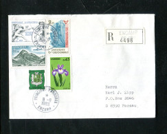 "ANDORRA (fr.)" 1983, Reco-Brief Ex ENCAMP Nach Passau (13181) - Briefe U. Dokumente