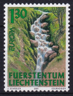 MiNr. 1255 Liechtenstein 2001, 5. März. Europa: Lebensspender Wasser - Sauber Gestempelt - Nuovi