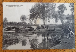 Brinon Sur Sauldre - Les Bords De La Sauldre - Pont, Pêcheurs à La Ligne - Brinon-sur-Sauldre