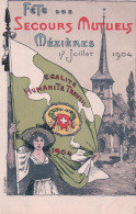 Mézières VD, Fête Des Secours Mutuels 1904, Litho, Illustrateur Turrian (904) - Jorat-Mézières