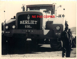 COLOMB BECHAR. LOT De 8 PHOTOS DU BERLIET T100 De 600 CV. - Vehículos