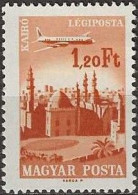 HUNGARY 1966 Air. Cairo - 1fo.20 - Orange MH - Ongebruikt