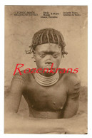 Belgisch Congo Belge Ethnic Ethnique Indigene Bantu Scarifications Inheemsche Bantu CPA Carte Postale Old Postcard - Belgian Congo