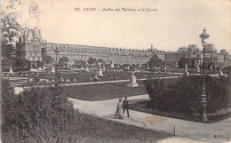 FRANCE - 75 - PARIS - Jardin Des Tuileries Et Le Louvre - Carte Postale Ancienne - Sonstige Sehenswürdigkeiten