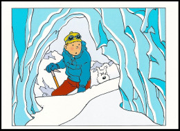 Carte Postale / Postkaart** - Milou / Bobbie - Haddock - Tintin Au / Kuifje In / Tim In / Tintin In - Tibet - Philabédés (comics)