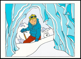 Double Carte Pliante / Dubbele Vouwkaart** Milou / Bobbie - Haddock - Tintin Au / Kuifje In / Tim In / Tintin In - Tibet - Philabédés