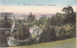 FRANCE - 75 - PARIS - 19è - Buttes Chaumont - Vue Générale - Carte Postale Ancienne - Sonstige Sehenswürdigkeiten