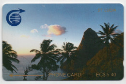 St. Lucia - Pitons $5.40 - 2CSLA (Windward Island Pack) - Sainte Lucie