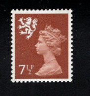 467776876 1971 SCOTT SMH9 GIBBONS SG 25 (XX) POSTFRIS MINT NEVER HINGED   - QUEEN ELIZABETH II - TWO BANDS - Scotland