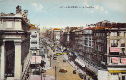 FRANCE - 13 - Marseille - La Canebière - Carte Postale Ancienne - Canebière, Centro Città