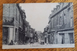 Plancoet - Rue Du Pont, Commerces, Patisserie, Quincaillerie, Auto - Cachet Militaire Hopital Complémentaire Créhen N°16 - Plancoët