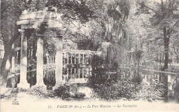 FRANCE - 75 - PARIS - La Parc Monceau - Le Naumachie - Carte Postale Ancienne - Sonstige Sehenswürdigkeiten