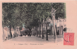 Cotignac - Promenade Du Cours - Terrain De Boules - Boulodrome -  CPA °J - Cotignac