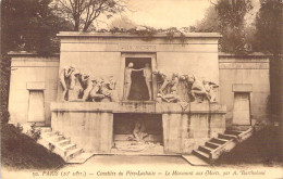 FRANCE - 75 - PARIS - Cimetière Du Père Lachaise - Le Monument Aux Morts - Carte Postale Ancienne - Other Monuments