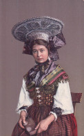 Kt. Thurgau, Demoiselle En Costume, Litho (189) - Other & Unclassified