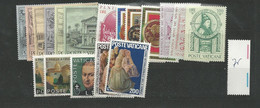 1975 MNH Vaticano, Vatikanstaat, Year Collection, Postfris** - Volledige Jaargang