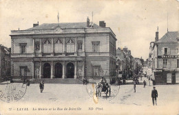 FRANCE - 53 - Laval - La Mairie Et La Rue De Joinville - Carte Postale Ancienne - Laval