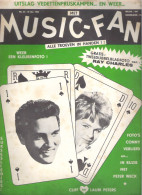 MUSIC FAN  NR 22 VAN 10 DECEMBER 1962 - ELVIS - CONNY - NEDERLANDS  (MF 22 ) - Otros & Sin Clasificación