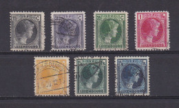 LUXEMBOURG 1931 TIMBRE N°219/25 OBLITERE CHARLOTTE - 1926-39 Charlotte De Perfíl Derecho