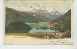 SUISSE - GRISONS - Dampfer Und Silvaplana - Silvaplana