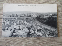 60 LASSIGNY VUE D'ENSEMBLE PRISE DU CIMETIERE - Lassigny