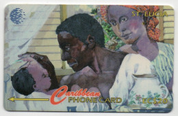 St. Lucia - People Of St. Lucia (Man, Woman & Child) - 22CSLB - St. Lucia