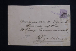 INDES ANGLAISES - Enveloppe Du Consulat Allemand De Colombo Pour Un Camp De Prisonniers - L 143795 - 1882-1901 Keizerrijk