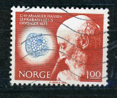 NORVEGE : DECOUVERTE DE LA LÈPRE - Yvert N° 614 Obli. - Usados