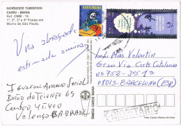 50324. Postal Aerea VALENÇA (Brasil) 2016. Vista Cairu, Bahia. Morro Sao Paulo - Lettres & Documents